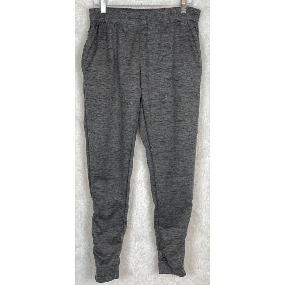NWOT Ultra Performance Men's Jogger Pants Gray with Black Elastic Waist Pockets